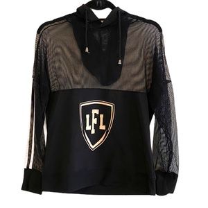LFL Los Angeles Hooded Mesh Long Sleeve Pullover